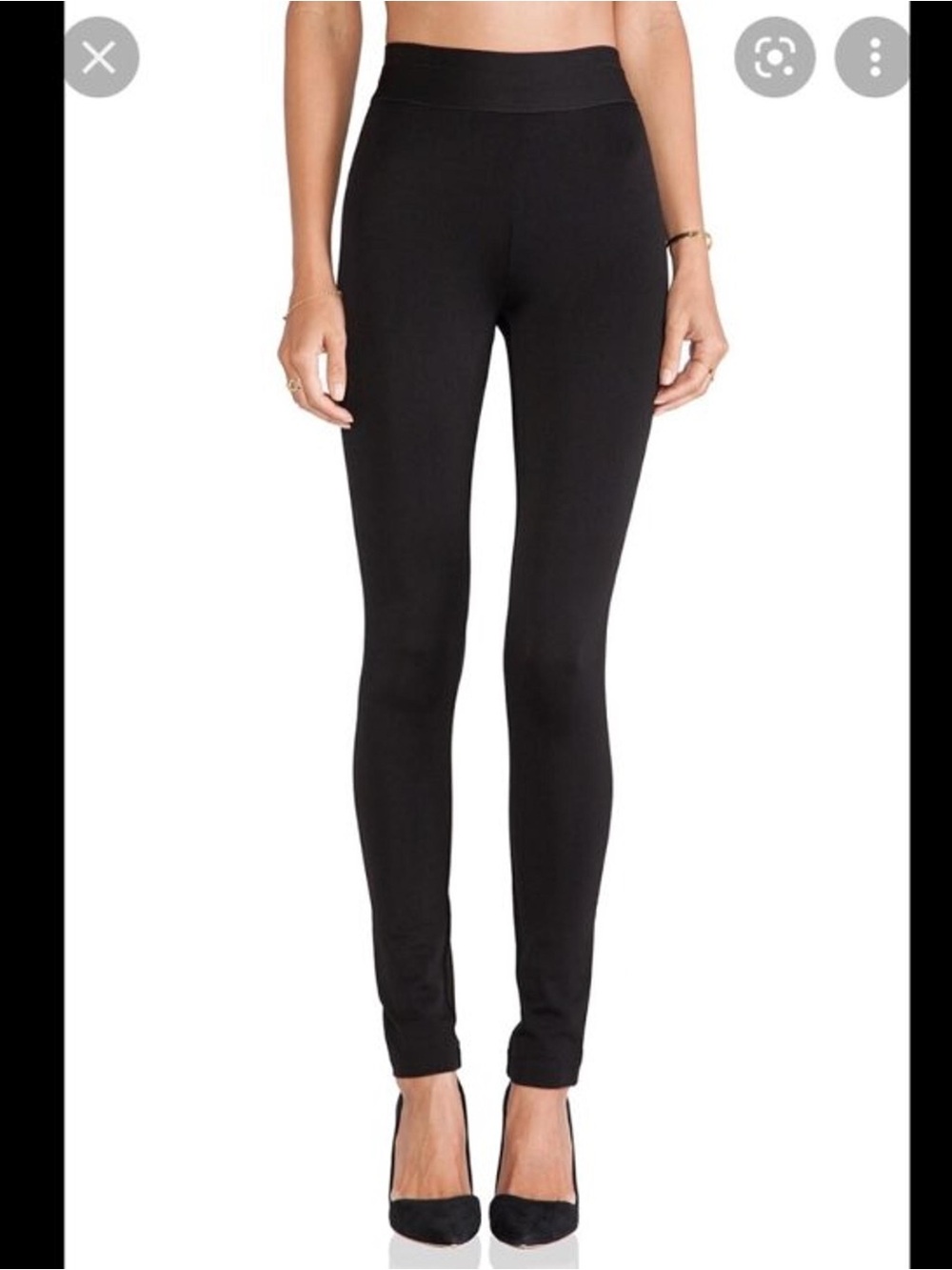 BCBGMAXAZRIA Women's High-Waist Ponte Leggings - Black